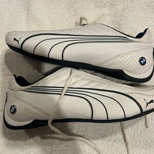 Puma x BMW White and Black Sneakers 1008